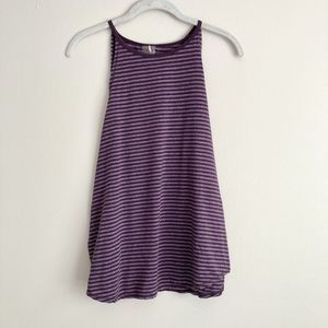 Calia by Carrie Underwood Purple Striped Tank Top Womens Athletic Size Medium